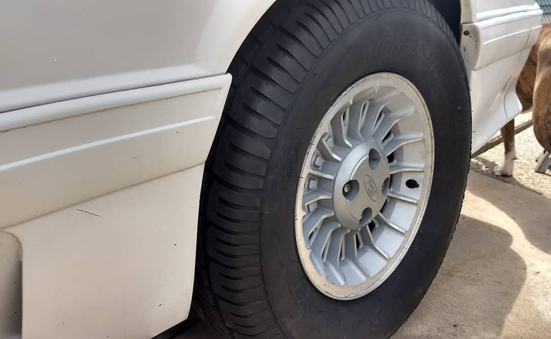 Illustration for article titled (FOXBODY FRIDAY IS A THING?) So I finally got new rear tires on the Mustang on Monday.